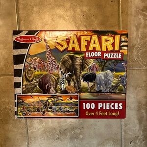 🦒 Melissa & Doug 🌴 Safari Floor Puzzle